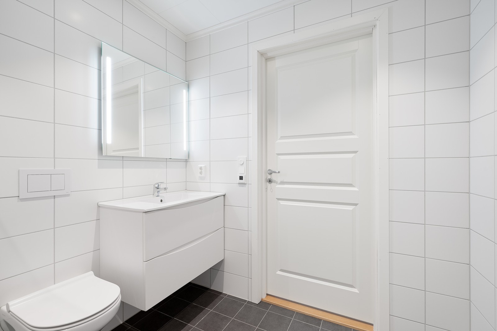 Badet har gulvvarme. Galleribilde