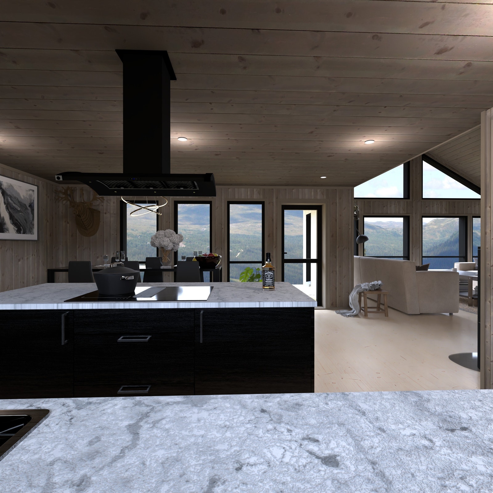 Blåne Hå 1.1 Kjøkken og spisestue Galleribilde