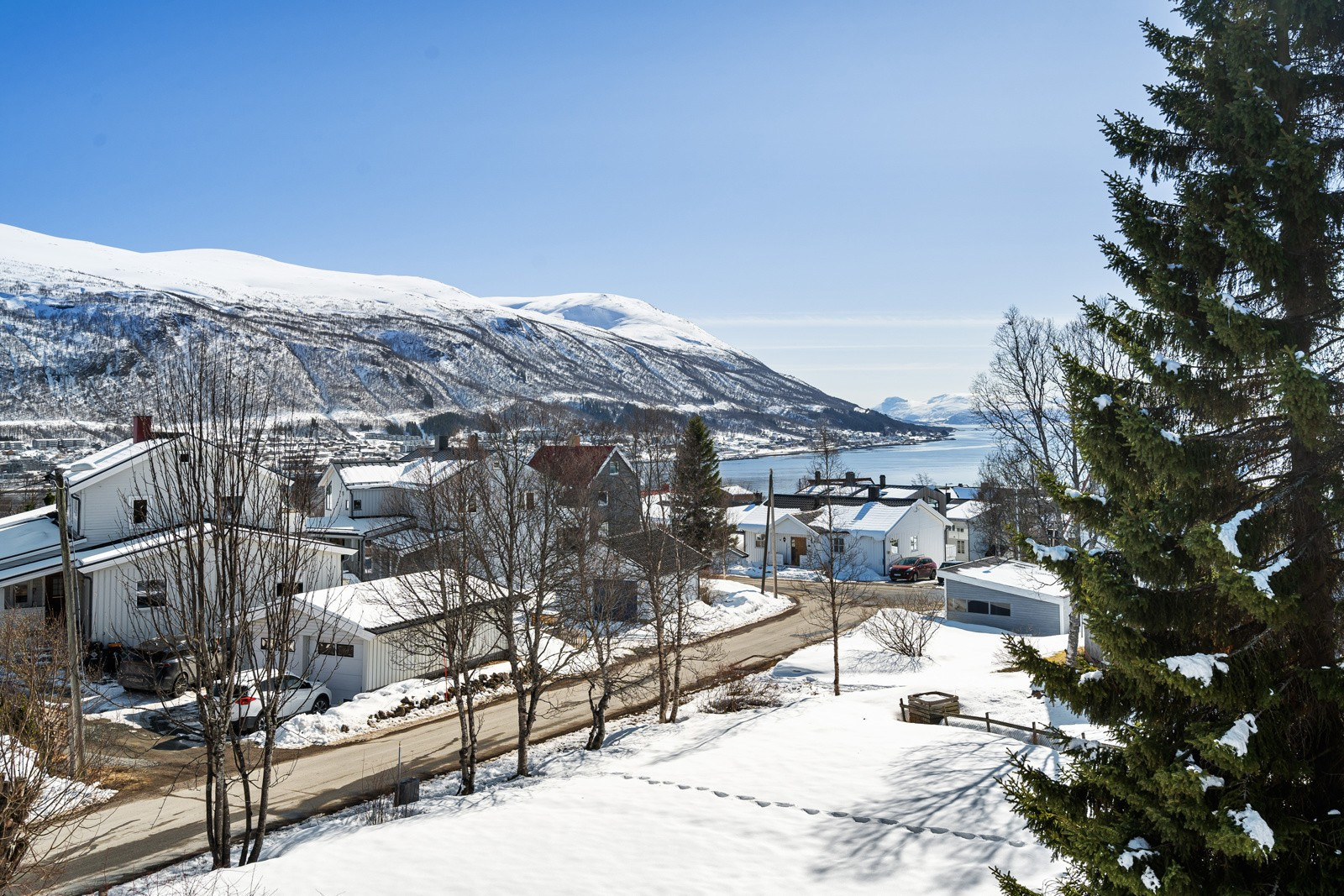 Nydelig utsikt mot Balsfjorden