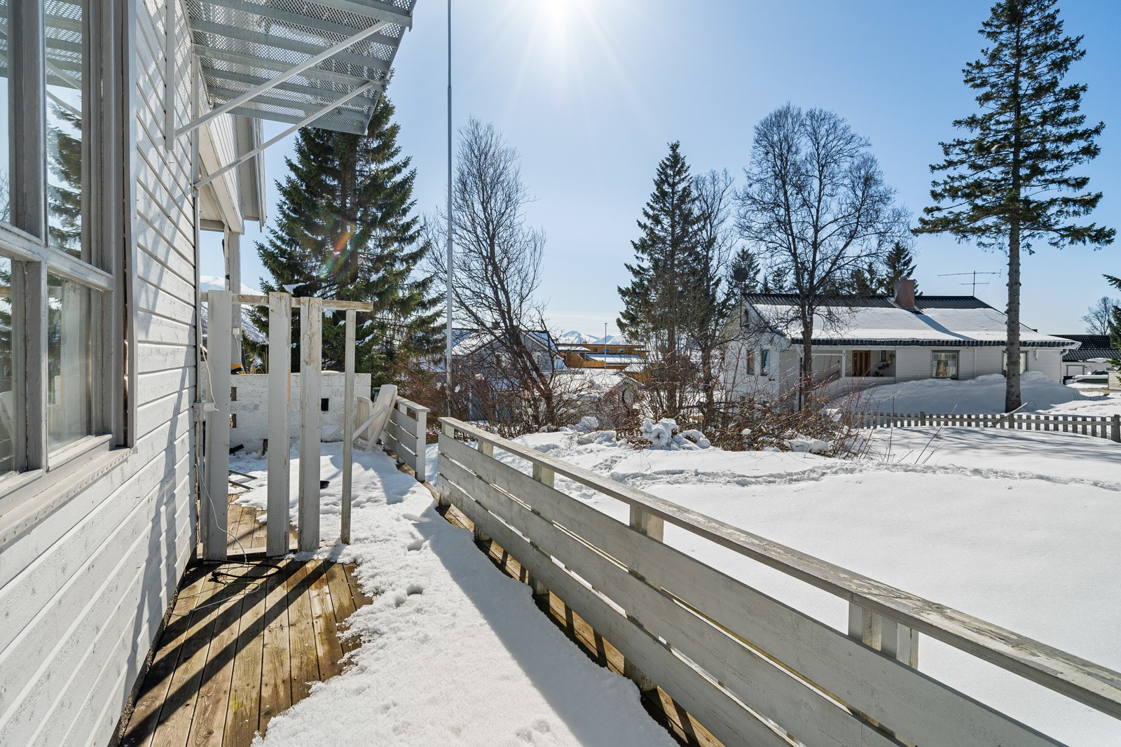 Veranda med gode solforhold