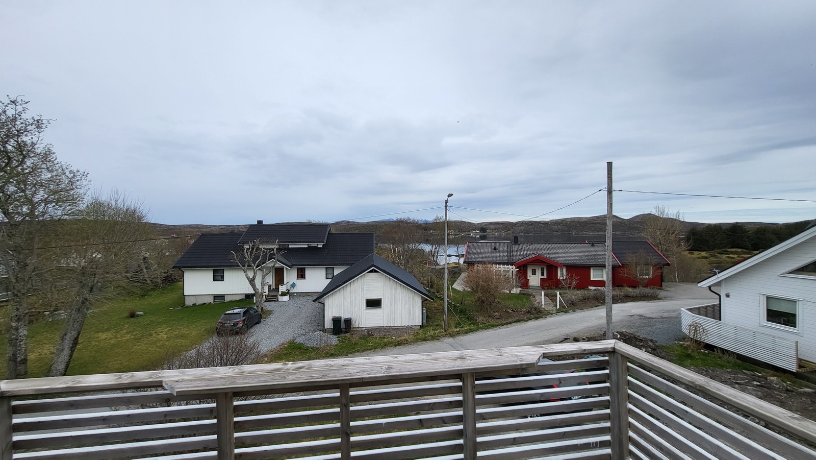 Utsikt mot Toftsundet fra soveromsbalkong Galleribilde