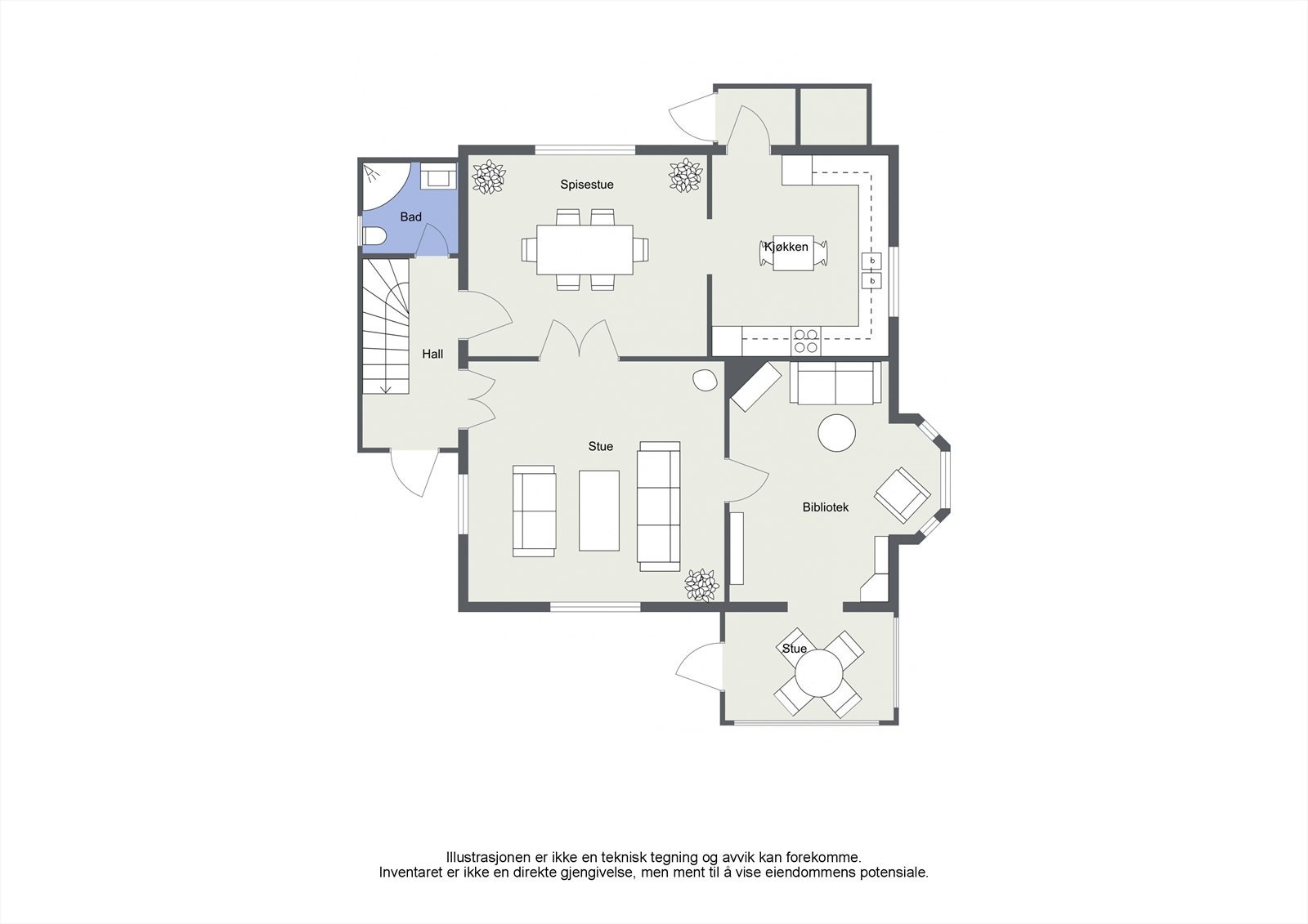 Floorplan letterhead - Harald Haarfagresgate 17 - Level 1 - 2D Floor Plan.jpg Galleribilde