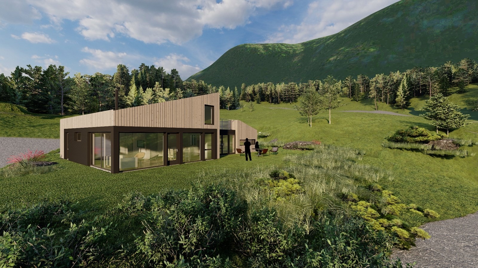 Flott og romslig familiehytte i det populære Valvik Feltet på Randøy i Hjelmeland kommune! Galleribilde