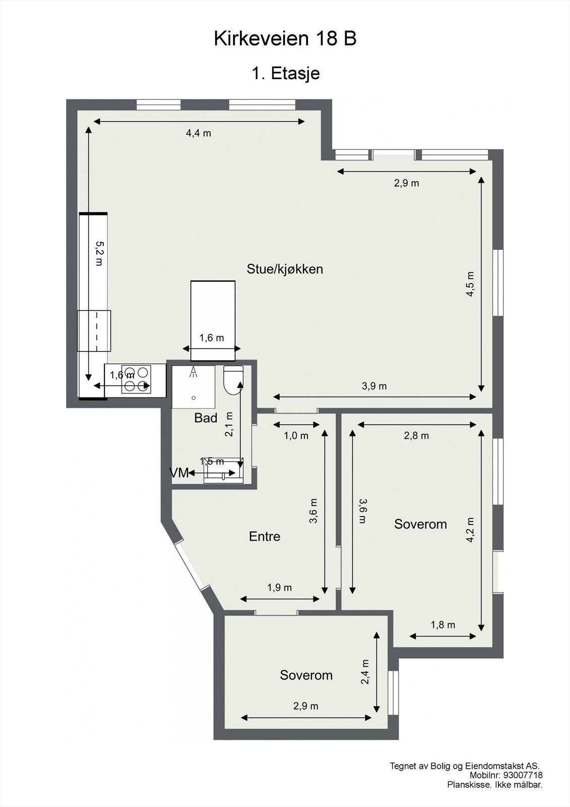 Plantegning Galleribilde