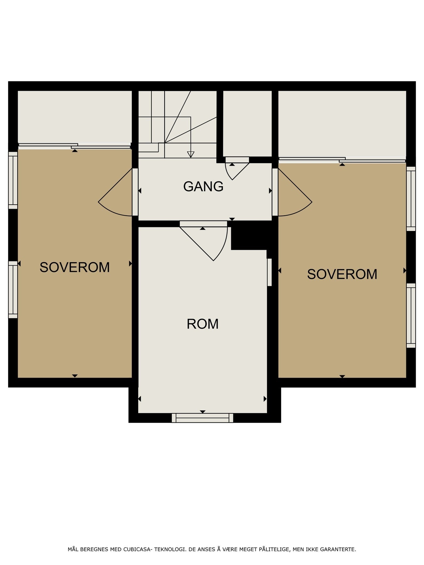 Plantegning loft Galleribilde