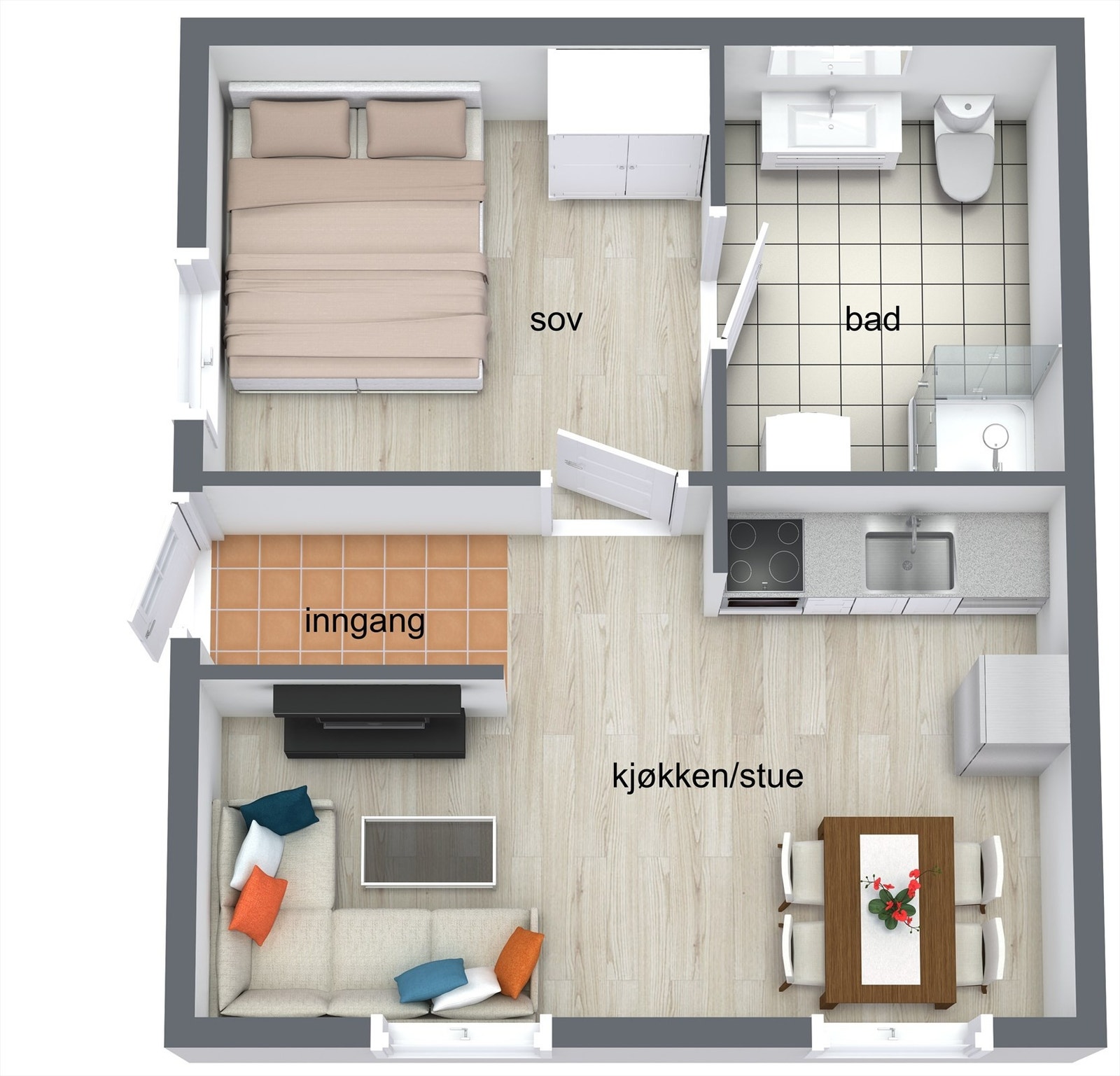 Leilighet. Galleribilde