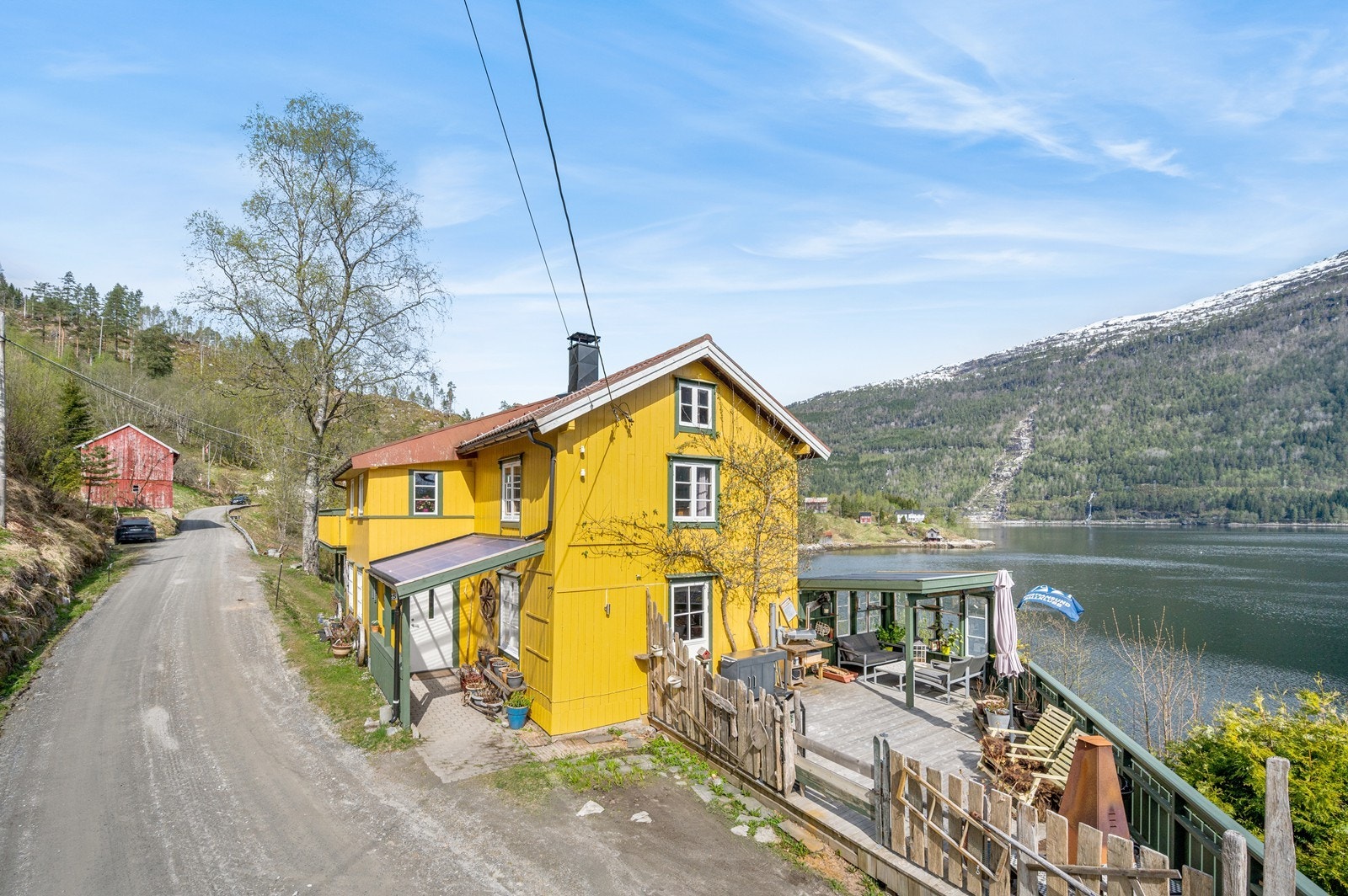 Ny terrasse bygd i 2018 Galleribilde