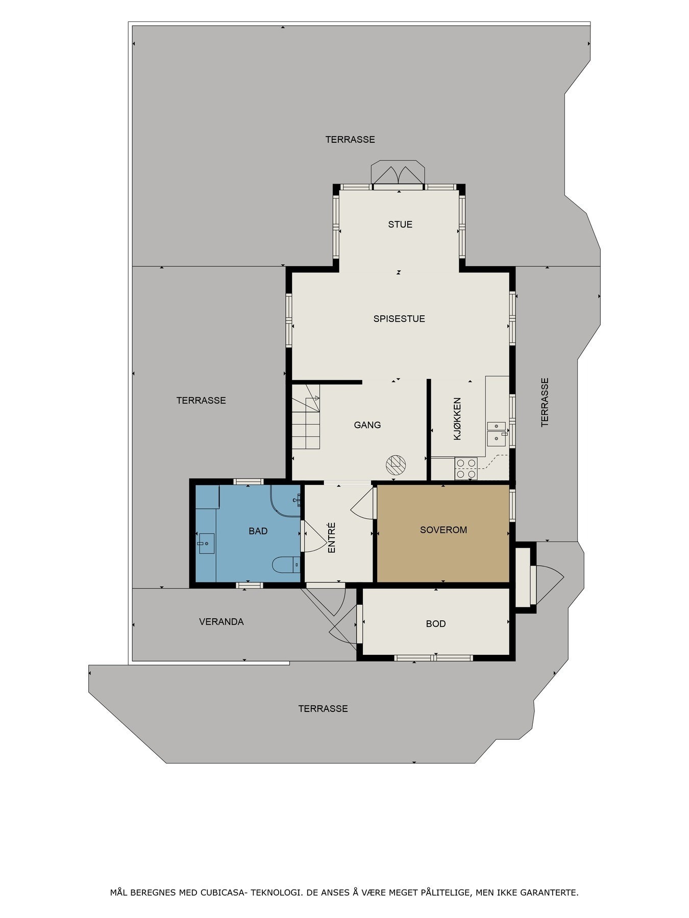 Plantegning Galleribilde