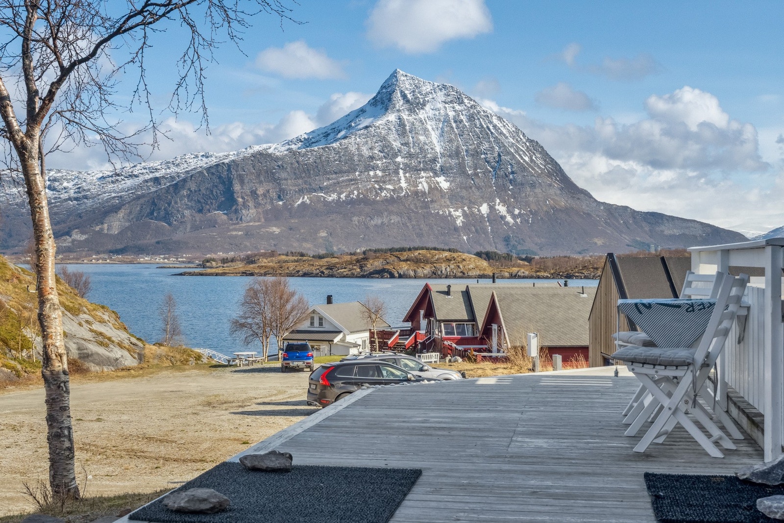 Utsikt rett mot Sandhornet. Galleribilde