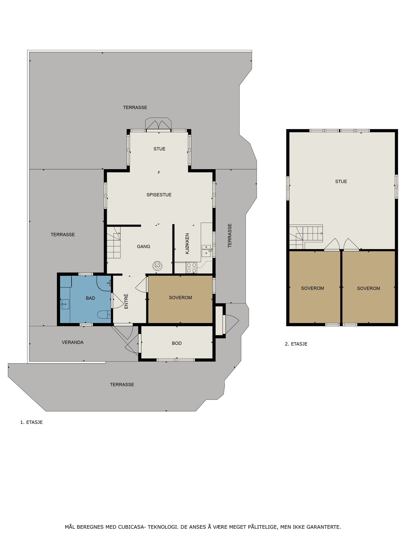 Plantegning Galleribilde