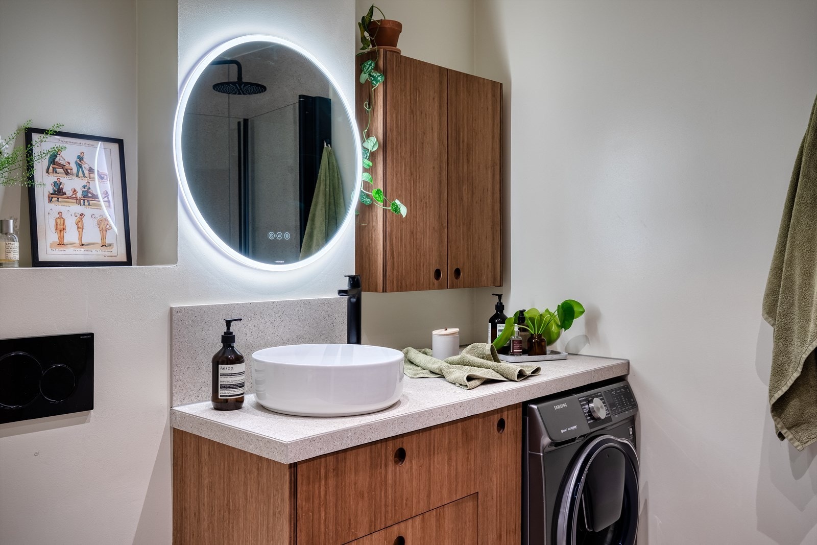 Her er det opplegg til vask/tørk Galleribilde