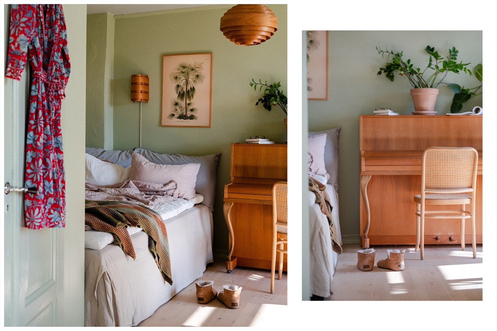 Dørene er plassert så det er plass til en dobbeltseng på innsiden av døren Galleribilde