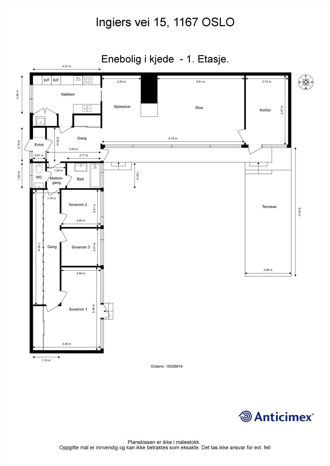 Plantegning - 1. etasje Galleribilde