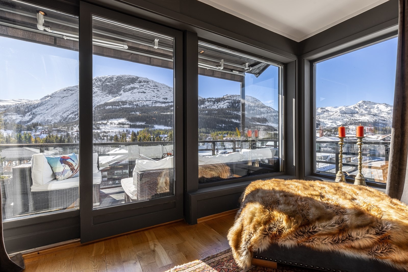 Utsikten er utnyttet til det fulle. Galleribilde