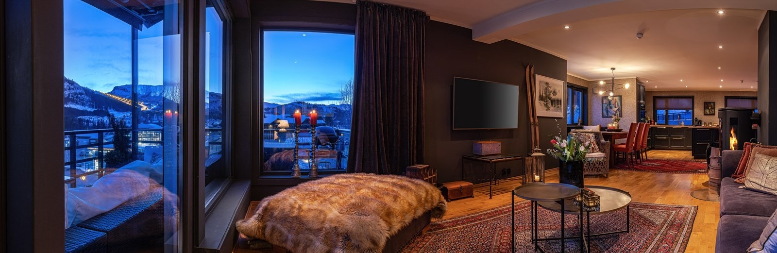 Leiligheten føles åpen og romslig. Galleribilde