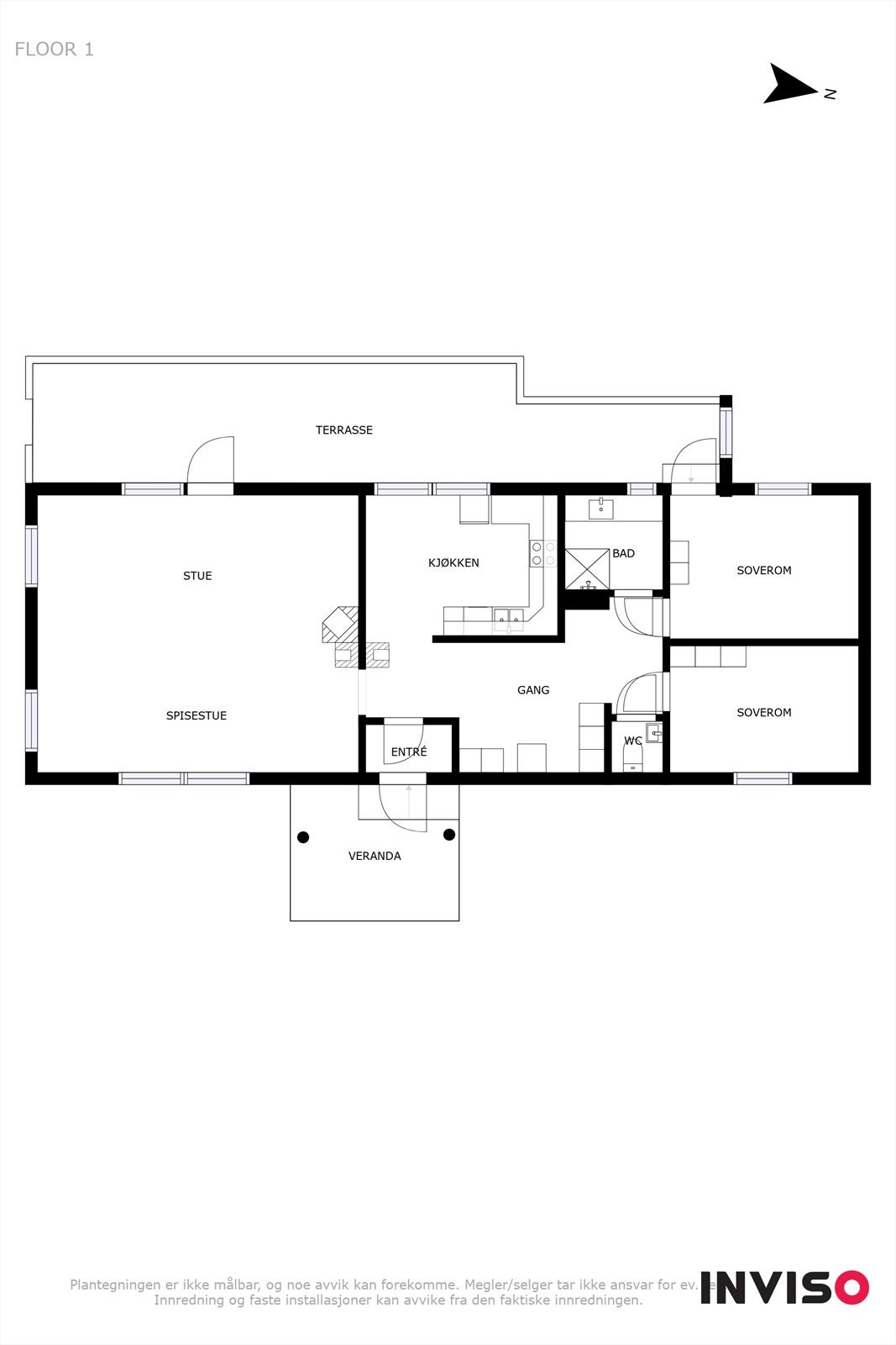 Plantegning Galleribilde