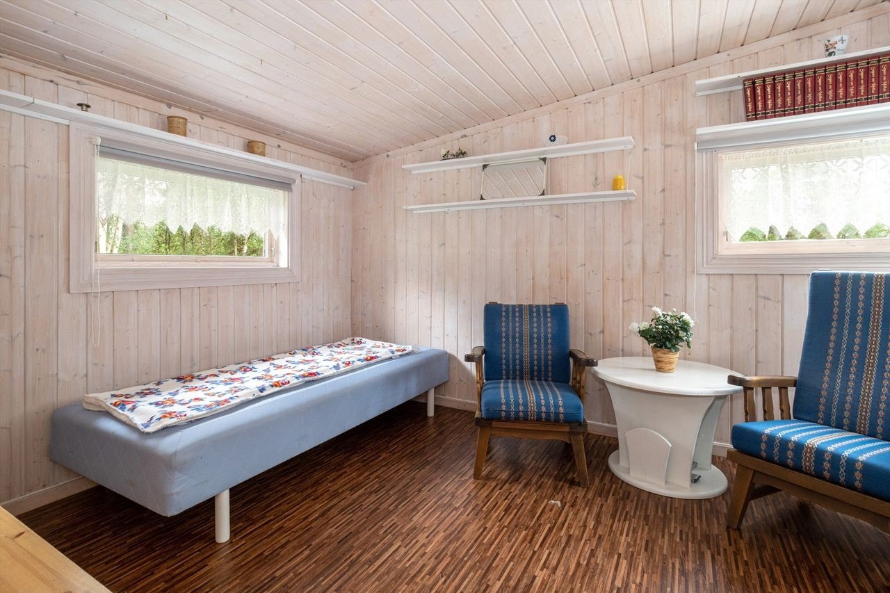 Sovemuligheter i stuen i annekset. Galleribilde