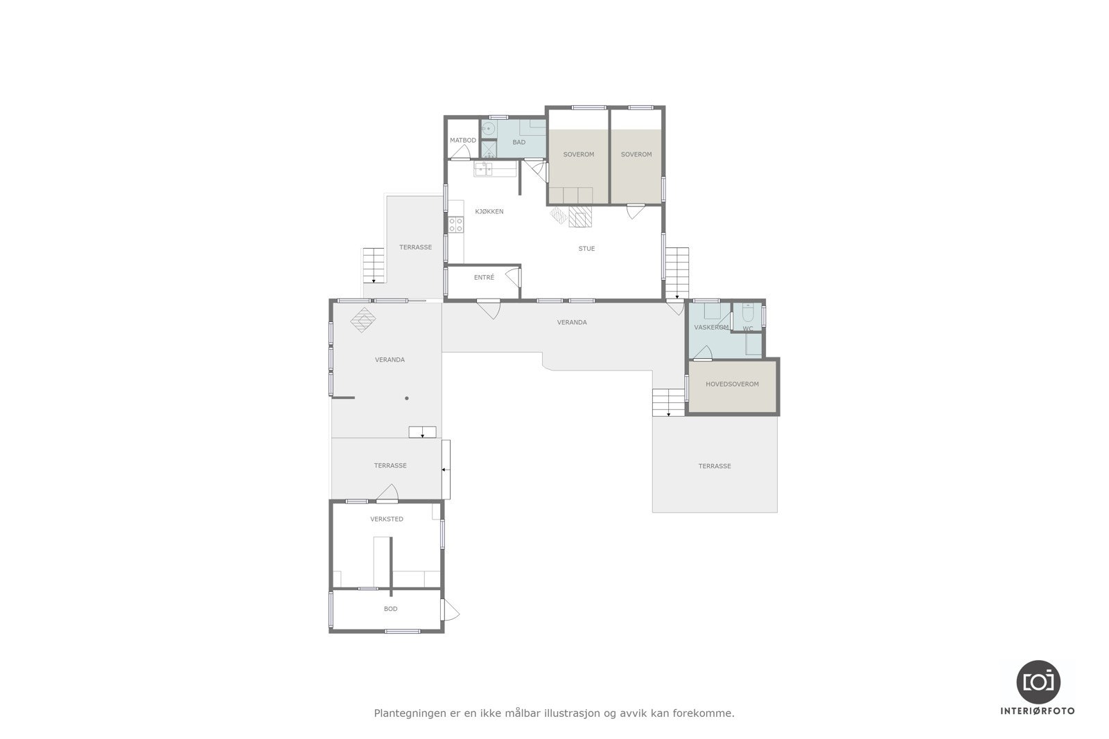 Plantegning Galleribilde