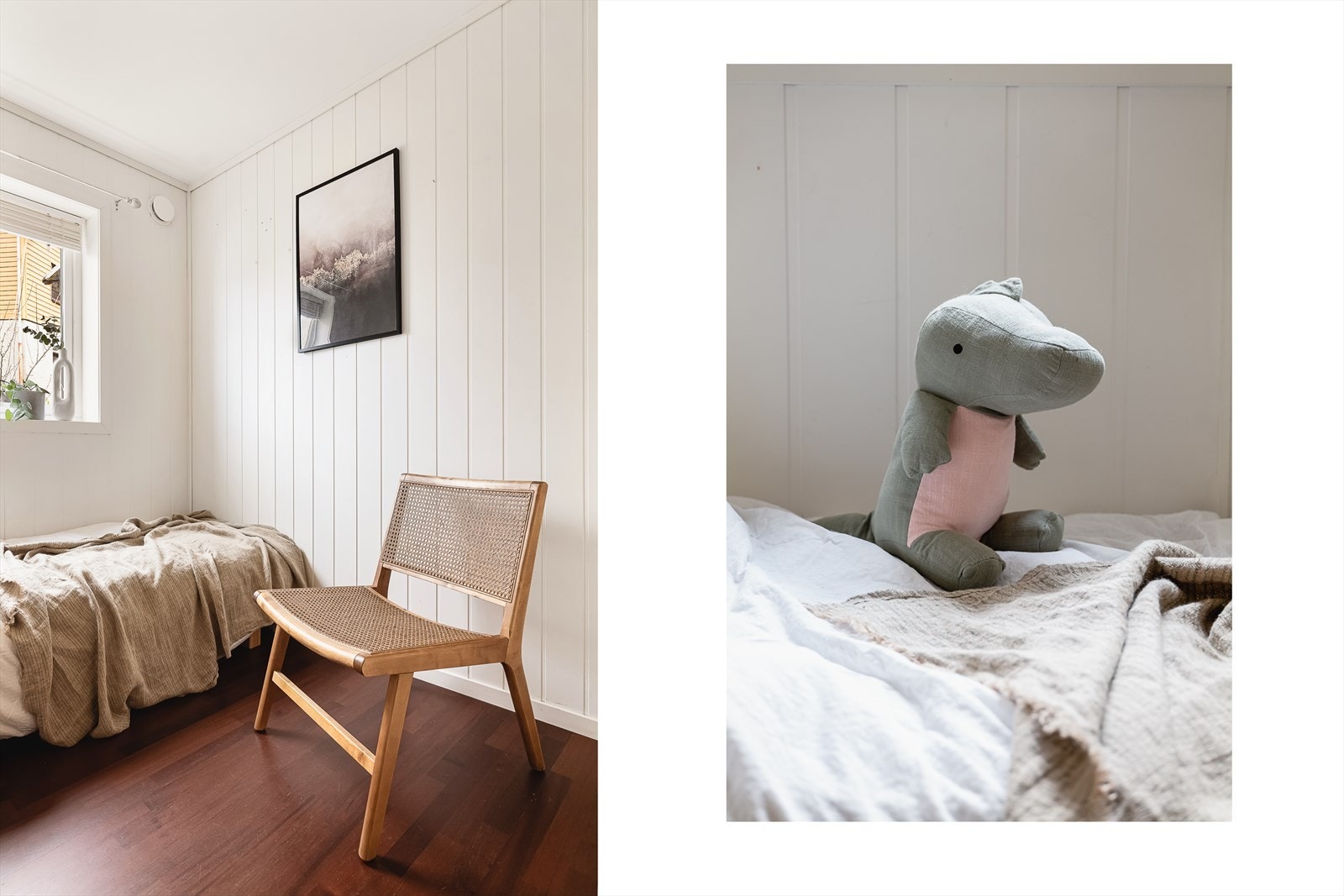 Det minste soverommet passer perfekt som barnerom eller kanskje som hjemmekontor. Galleribilde