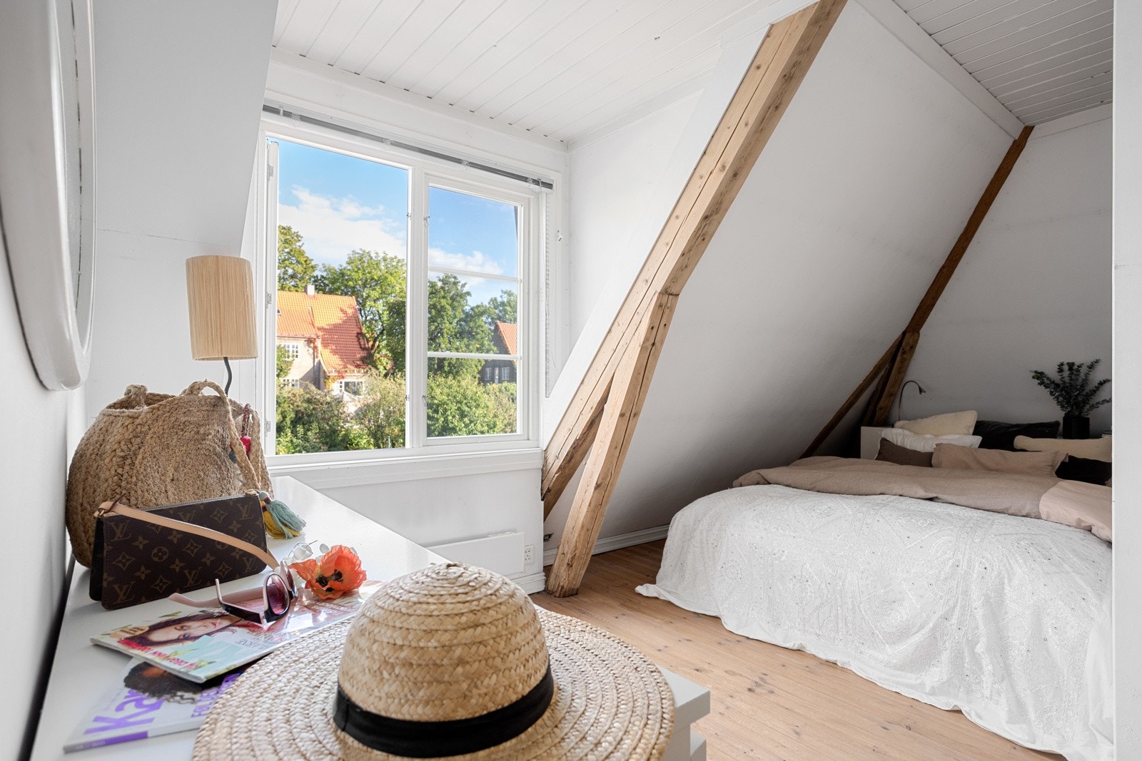 Hovedsoverommet er lyst og behagelig. Galleribilde
