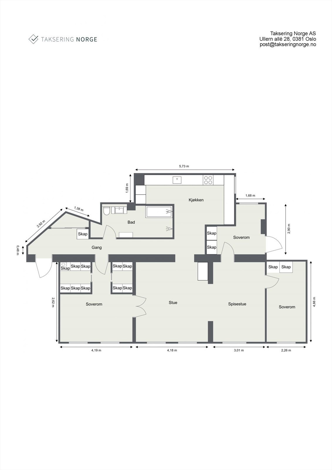 Plantegning Galleribilde