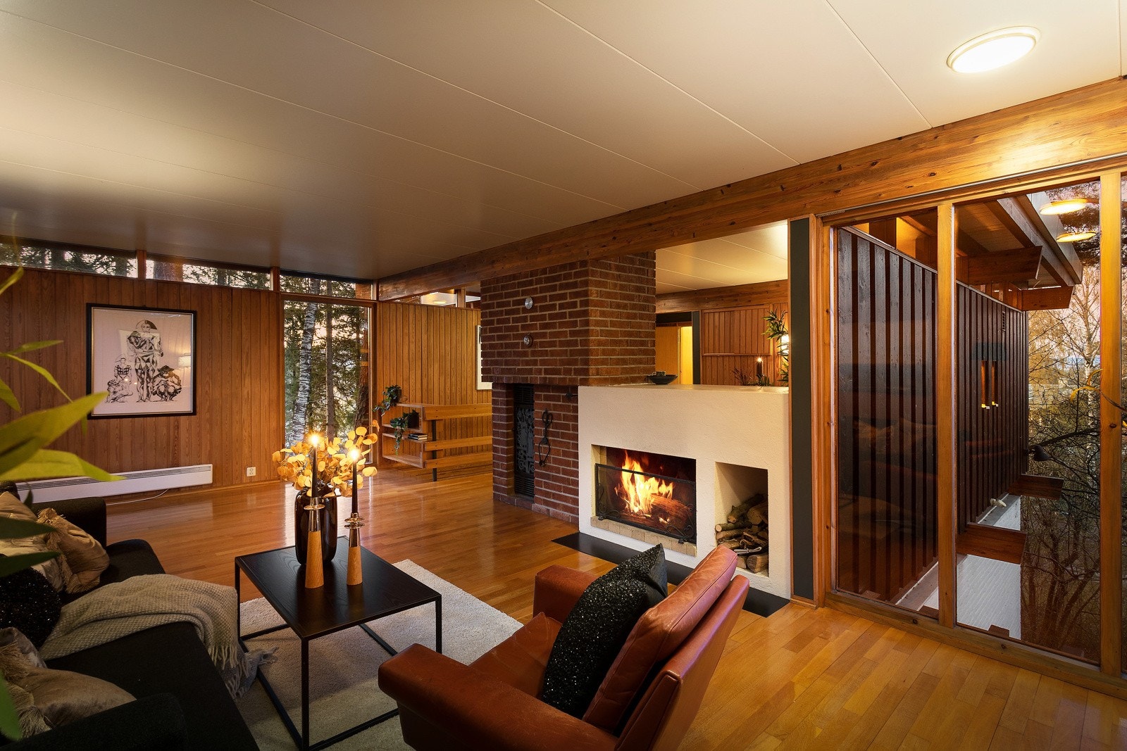 Kveldsstemning. Galleribilde