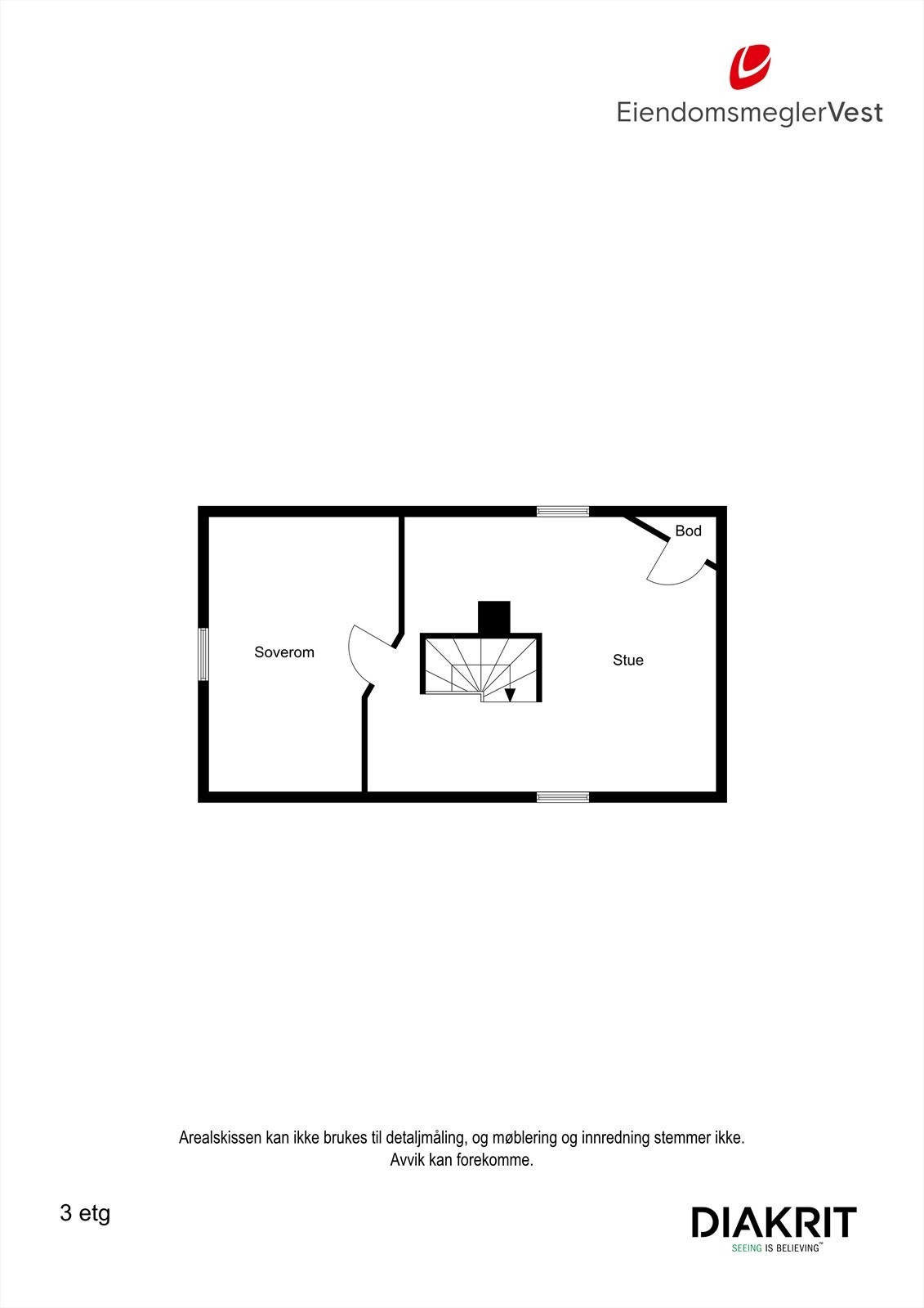 Plantegning loft Galleribilde