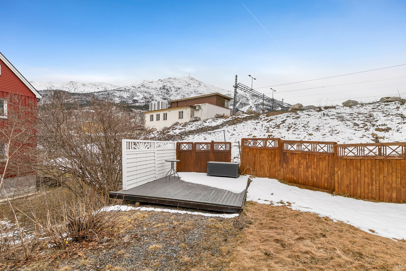 Markterrasse på baksiden av boligen Galleribilde