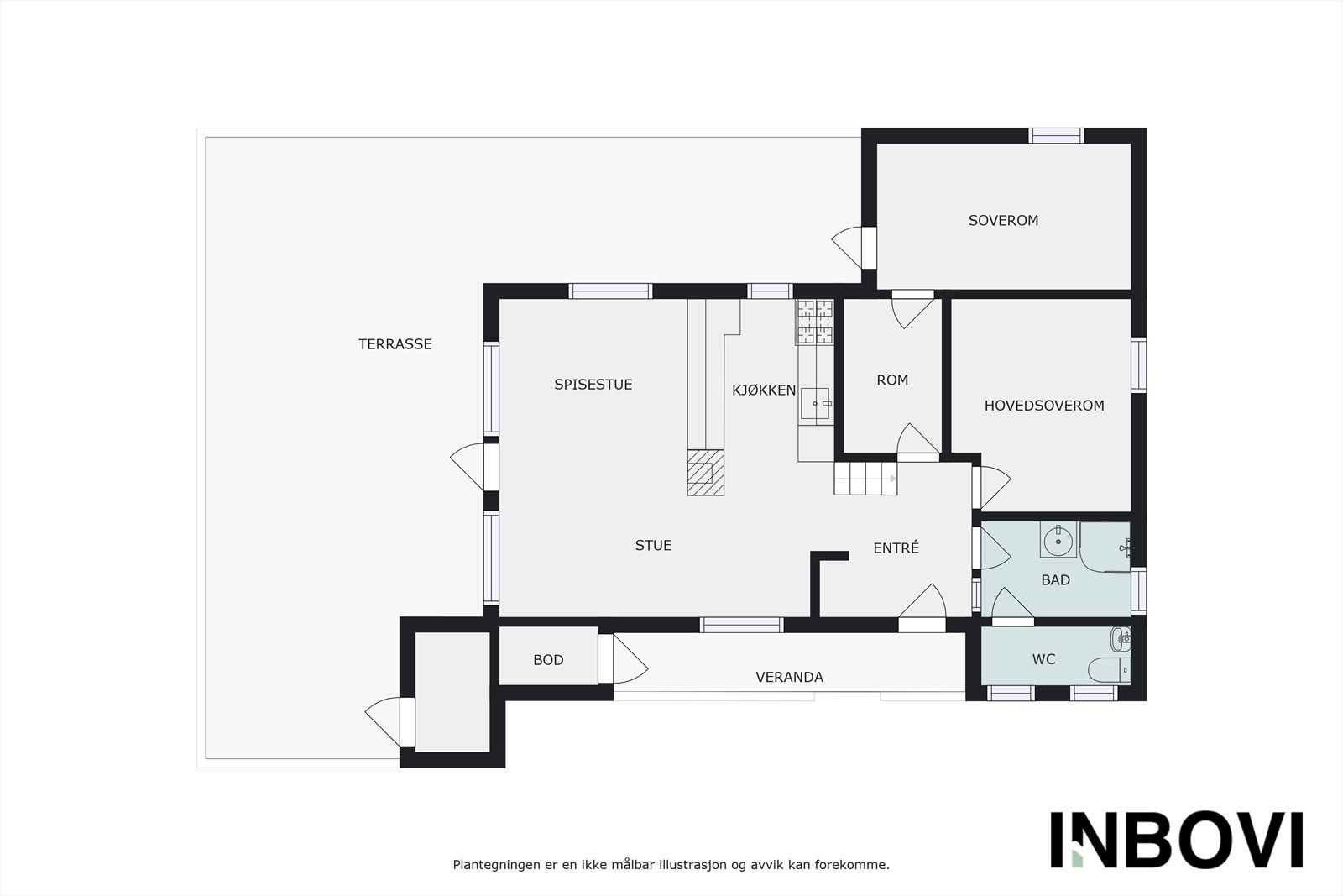 Plantegning Galleribilde