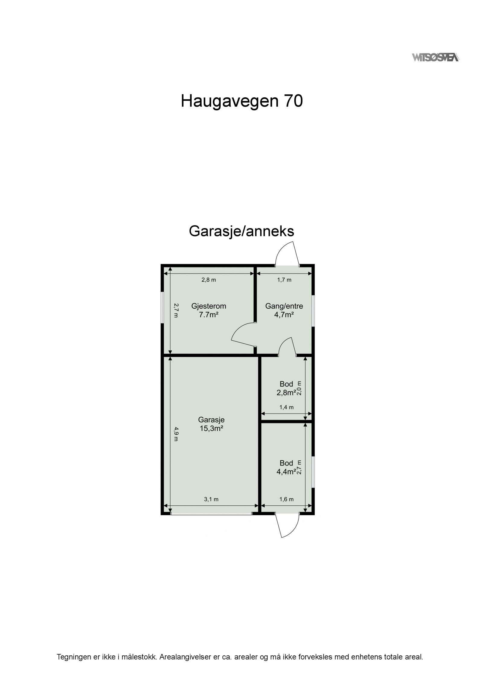 Planskisse Galleribilde