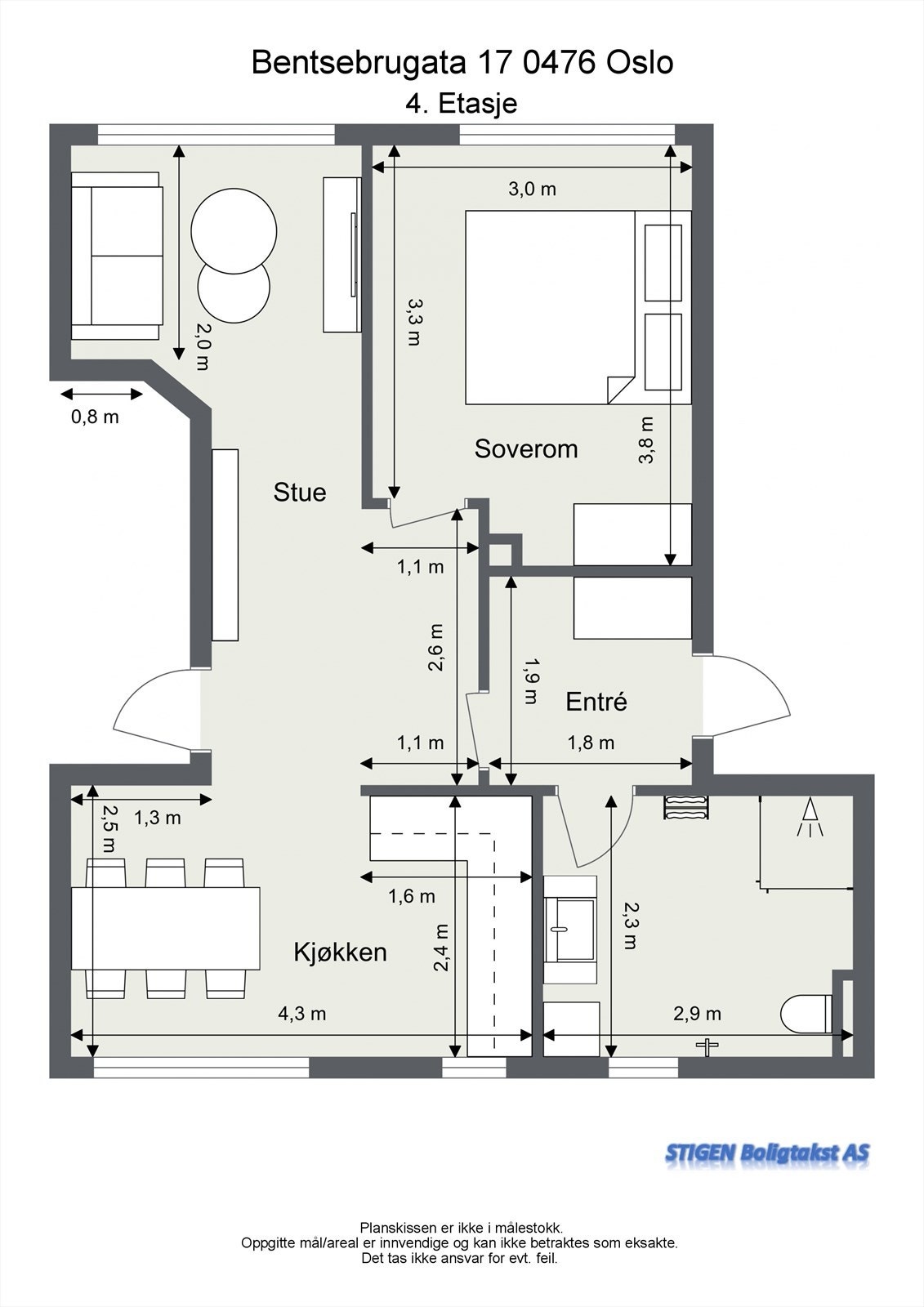 Leiligheten disponerer en kjellerbod på ca. 7 kvm Galleribilde