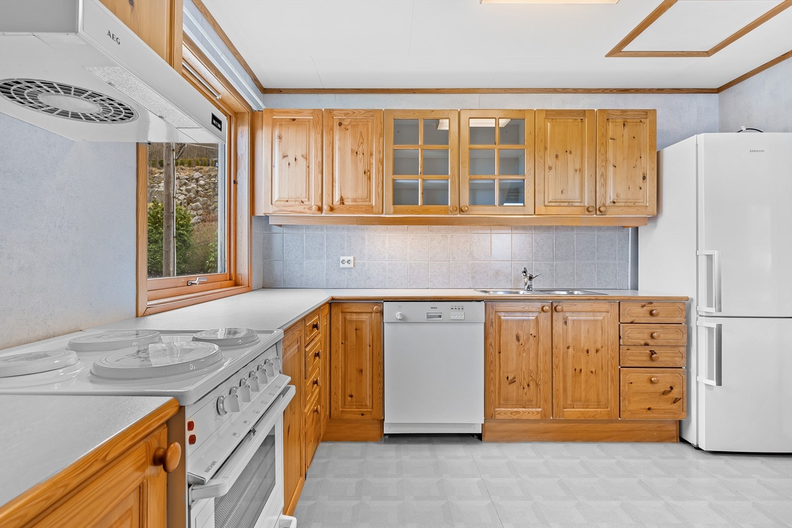 Med kjøkken i andre etasje legges alt til rette for generasjonsbolig. Galleribilde