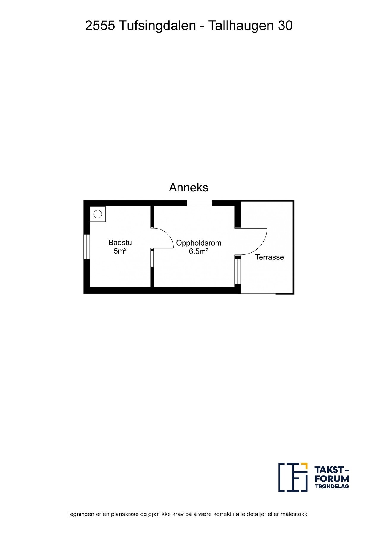 Planskisse anneks Galleribilde