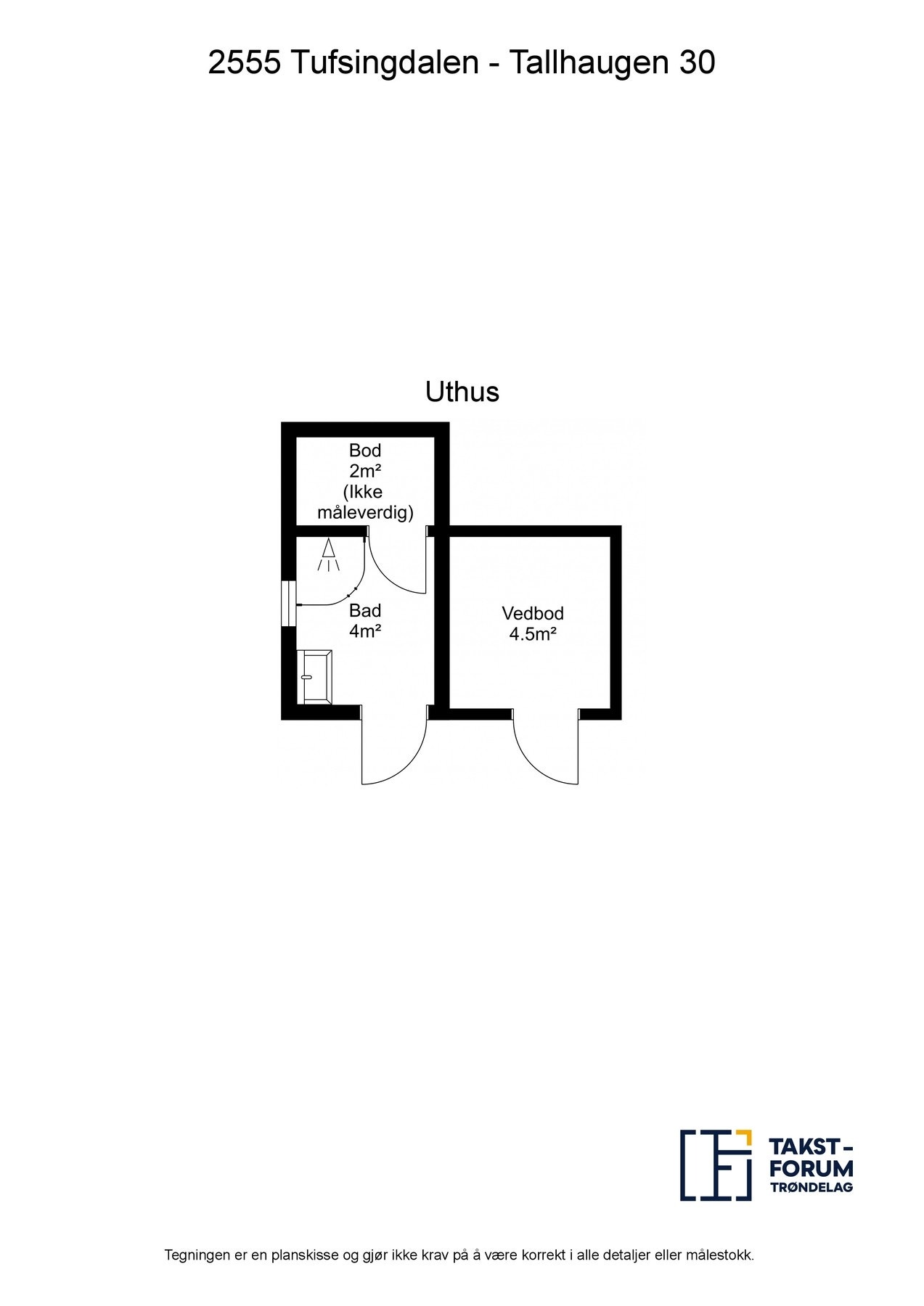 Planskisse anneks Galleribilde