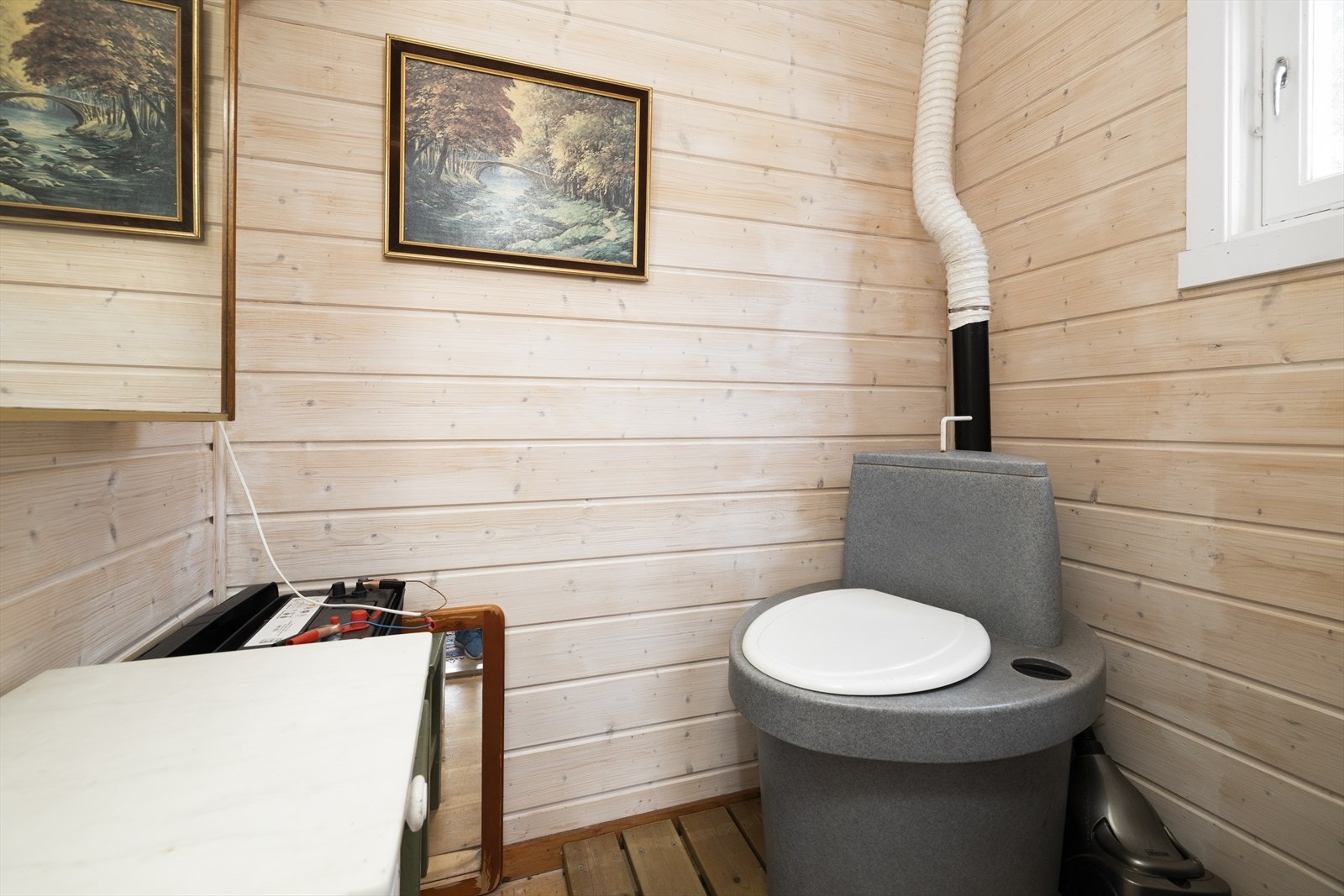 WC-rom ligger med inngang fra terrasse. Galleribilde