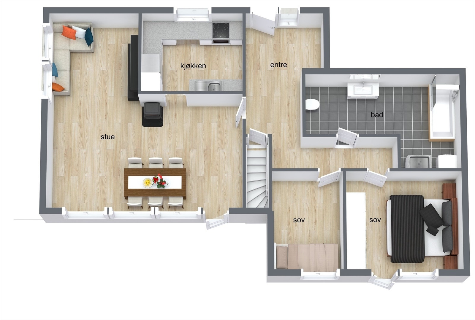 Første etasje. Galleribilde