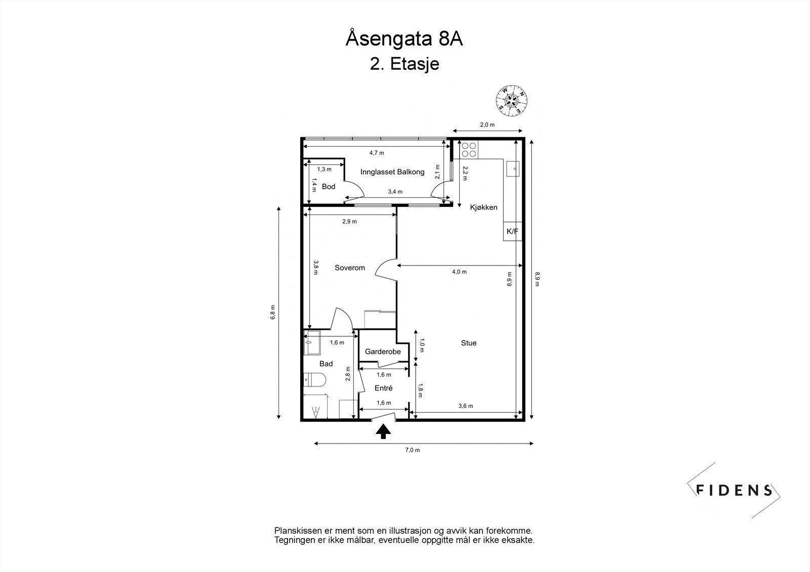 Plantegning Galleribilde