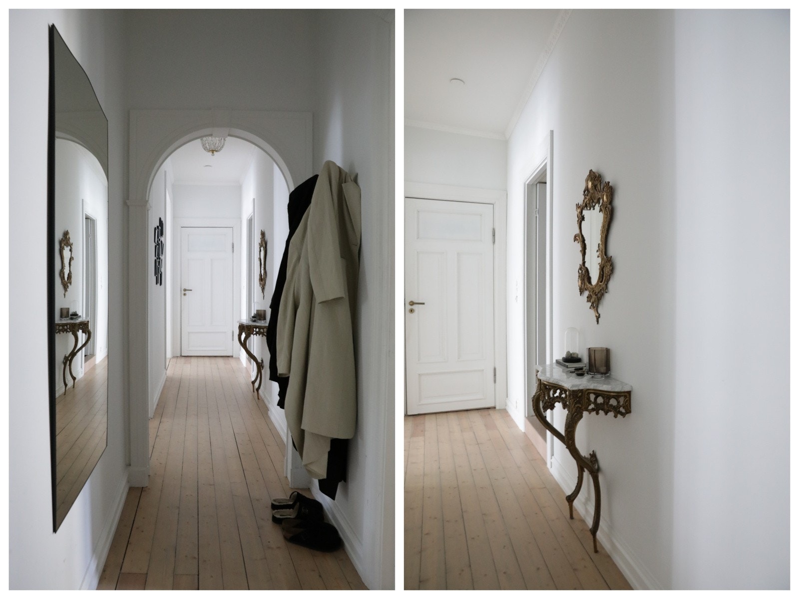 Entré med plass til å legge/henge fra seg sko og ytterklær. Galleribilde