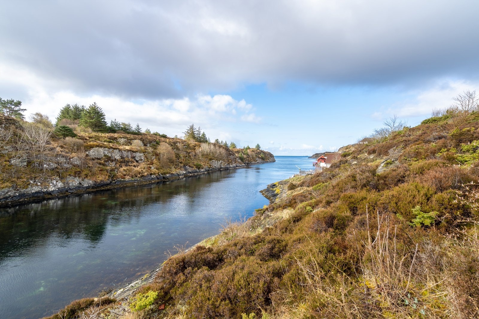 Idyllisk utsikt ut mot storhavet Galleribilde