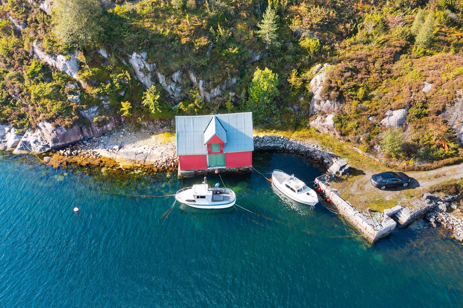 Tomten er nylig oppmålt og er på ca. 112 m² Galleribilde