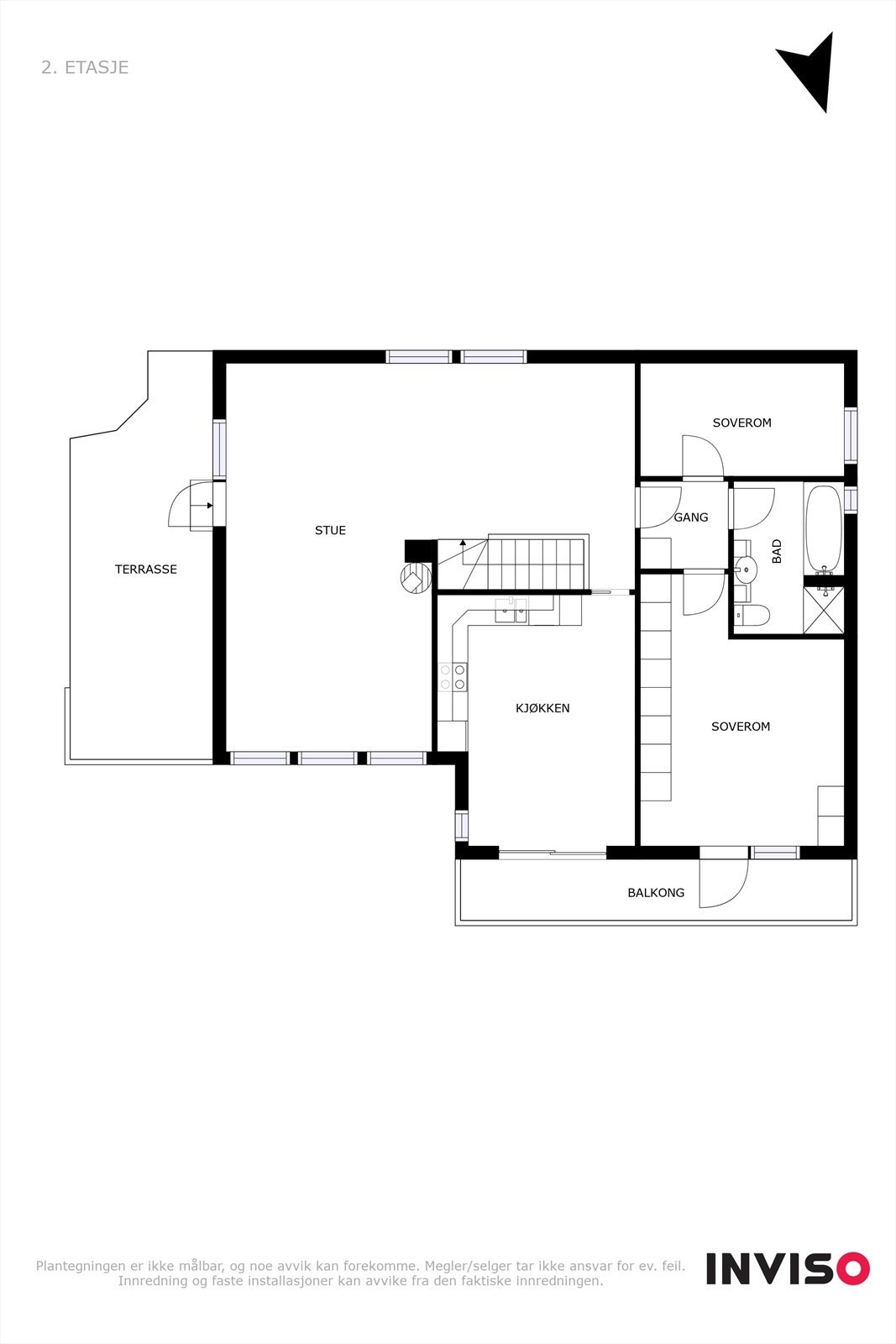 Planteikning h.etg Galleribilde