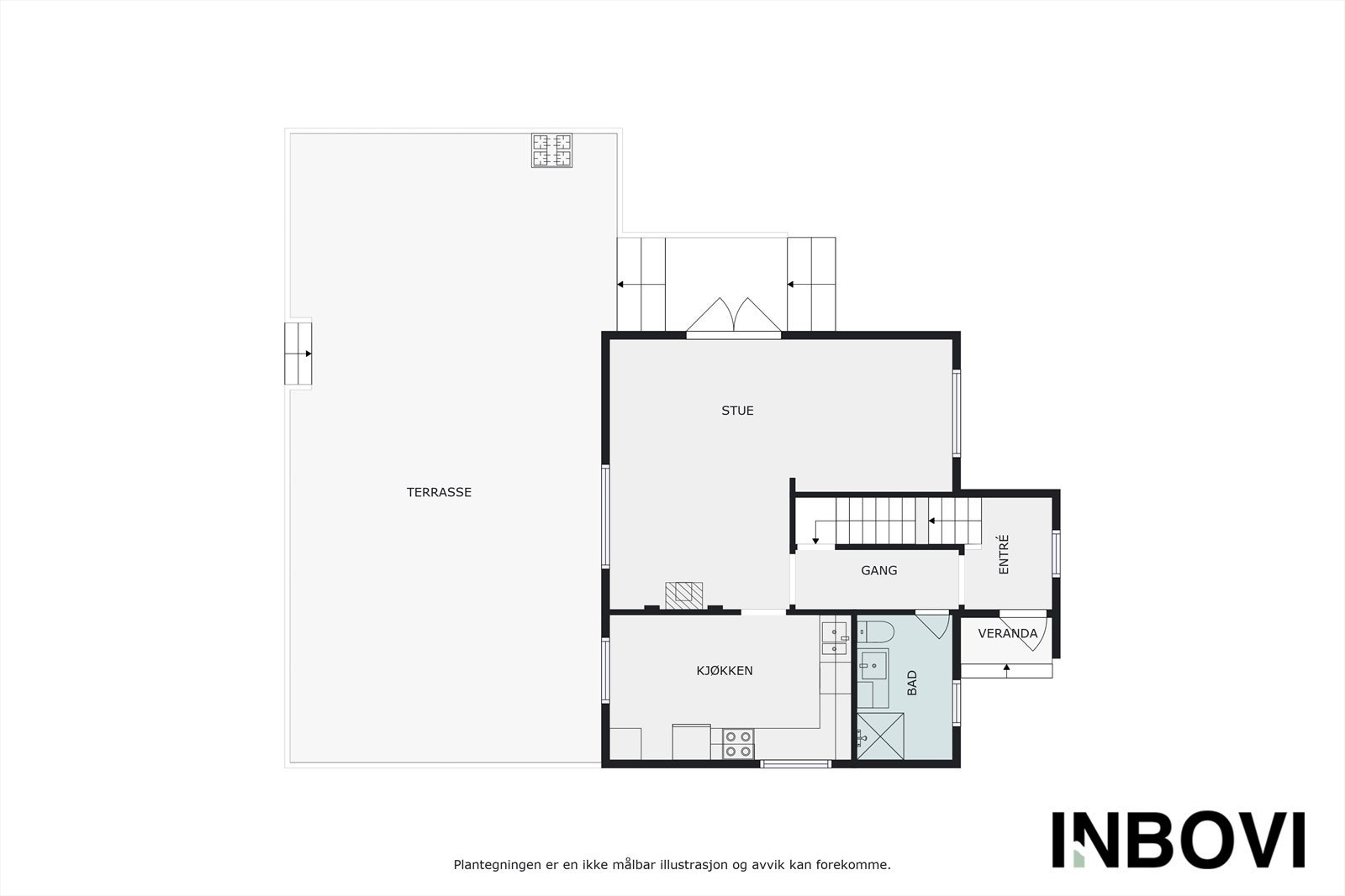 Plantegning - 1. etasje Galleribilde