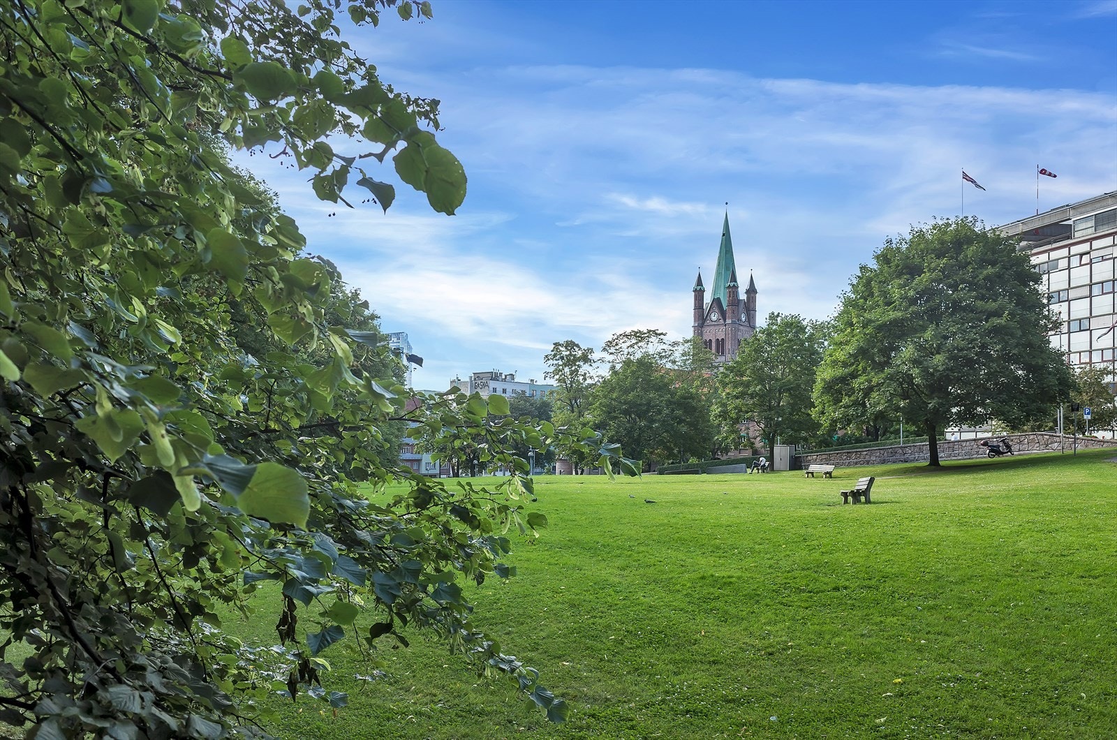 Bo sentralt og fint med kort vei til flere parker og flotte turområder Galleribilde