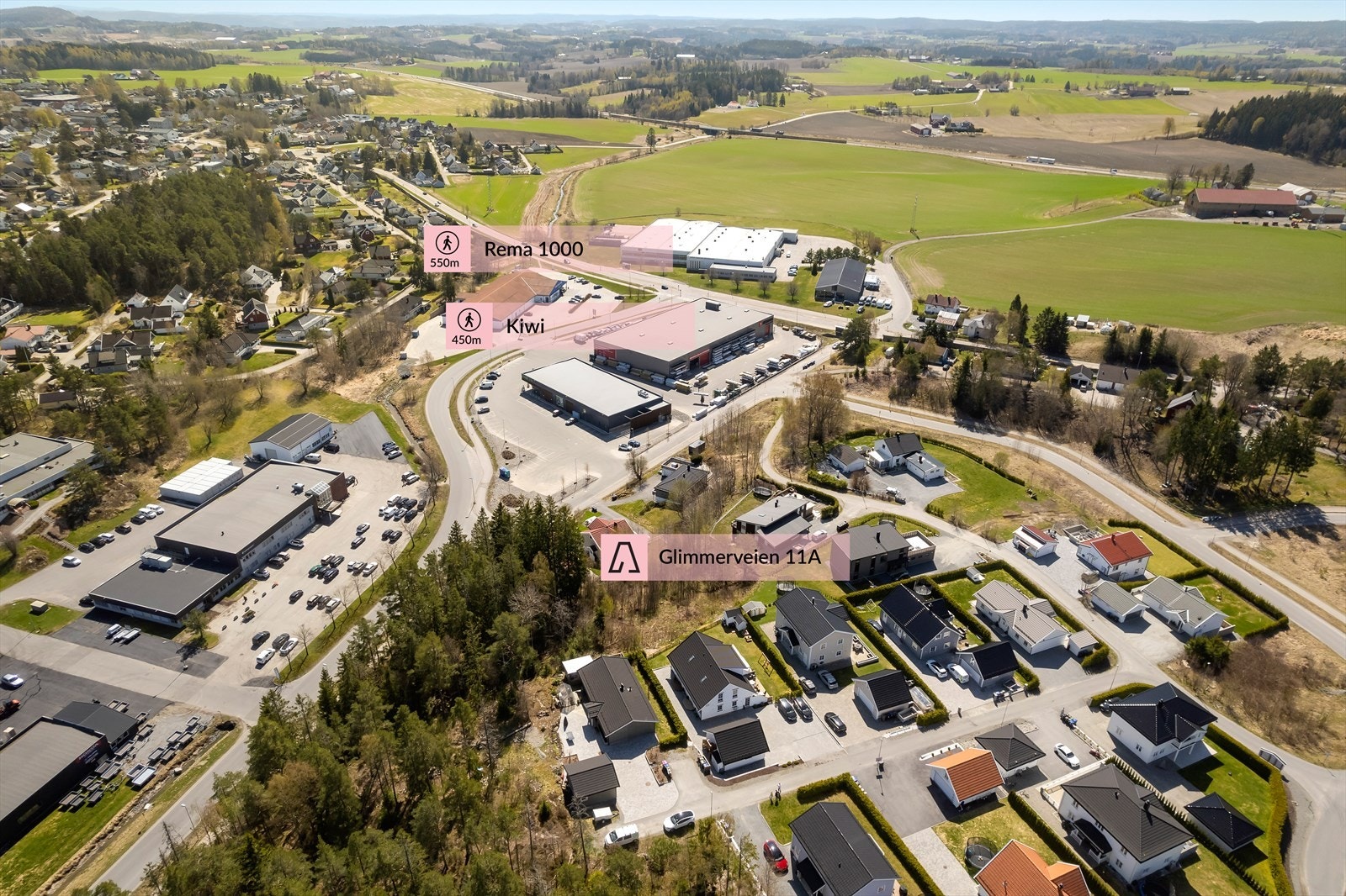 Dronefoto Galleribilde