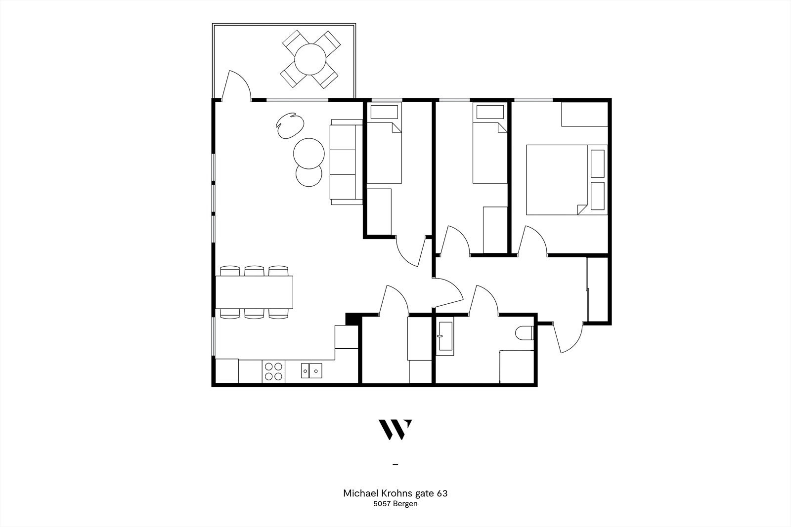 Plantegning Galleribilde