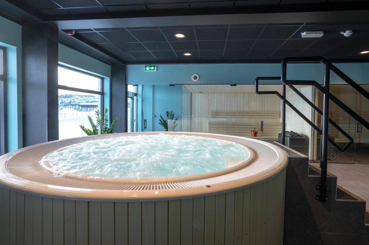 Her kan en senke skuldrene etter en lang dag i bakken eller i skiløypene. Galleribilde