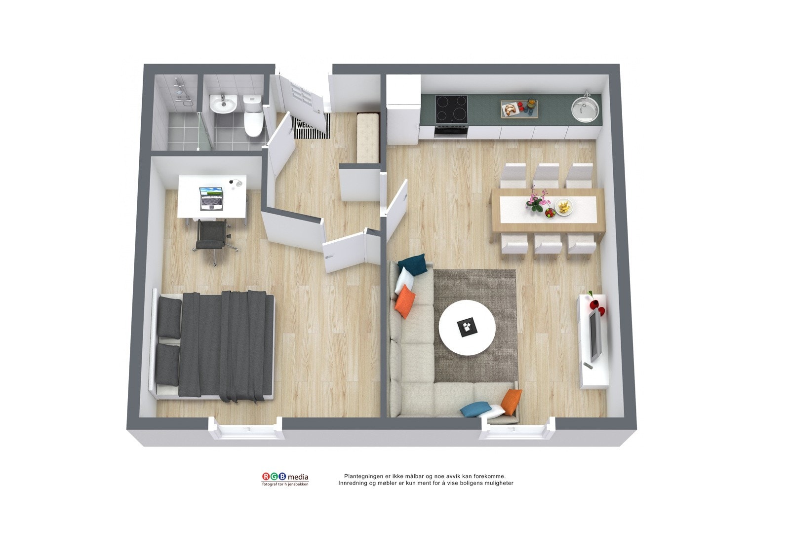 Plantegning Galleribilde