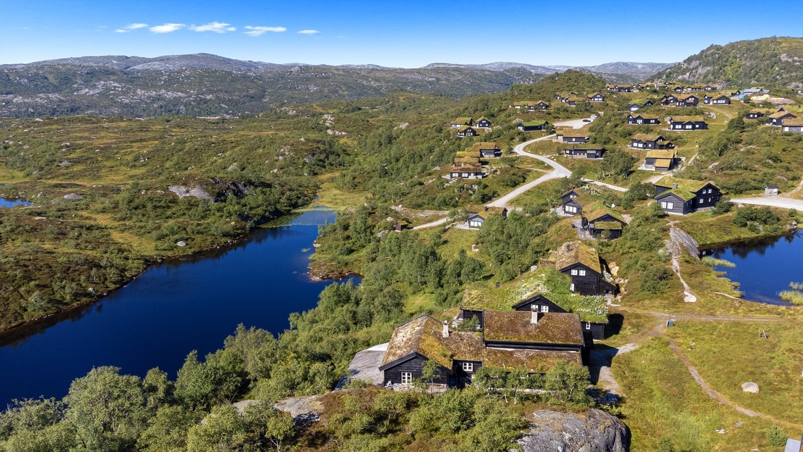 Finere plassering av hytte skal man lete lenge etter. Galleribilde