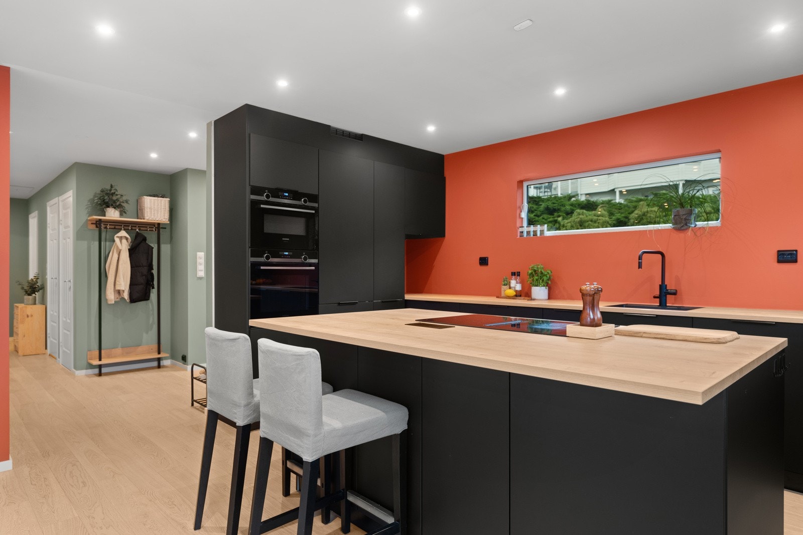 Dimmbare downligths i taket Galleribilde