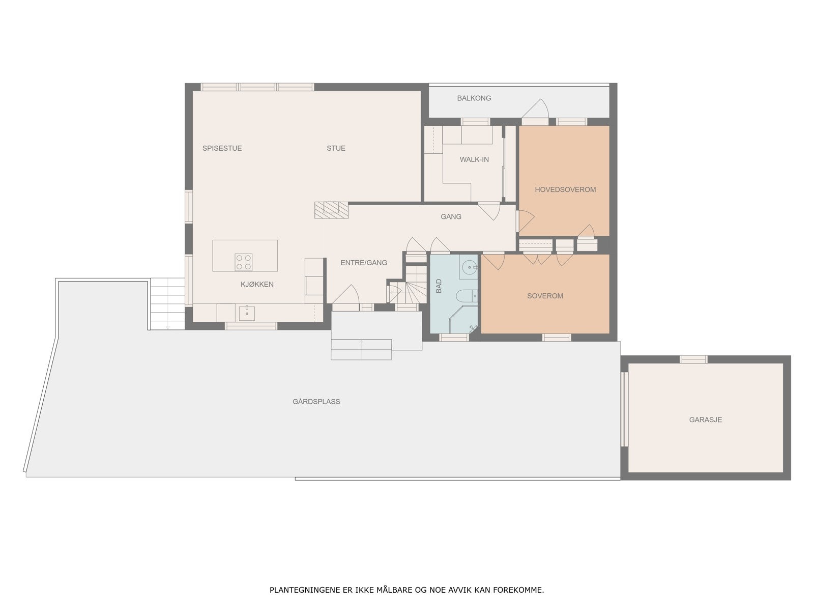 Plantegning Galleribilde